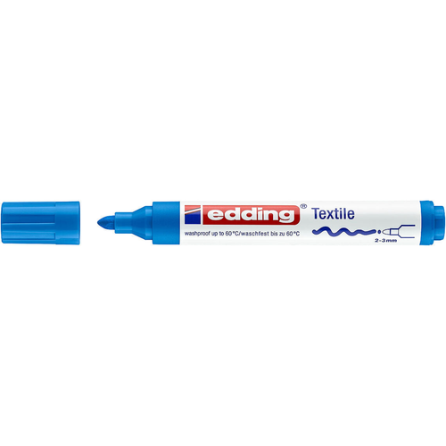 e-4500 Textile Marker Light Blue
