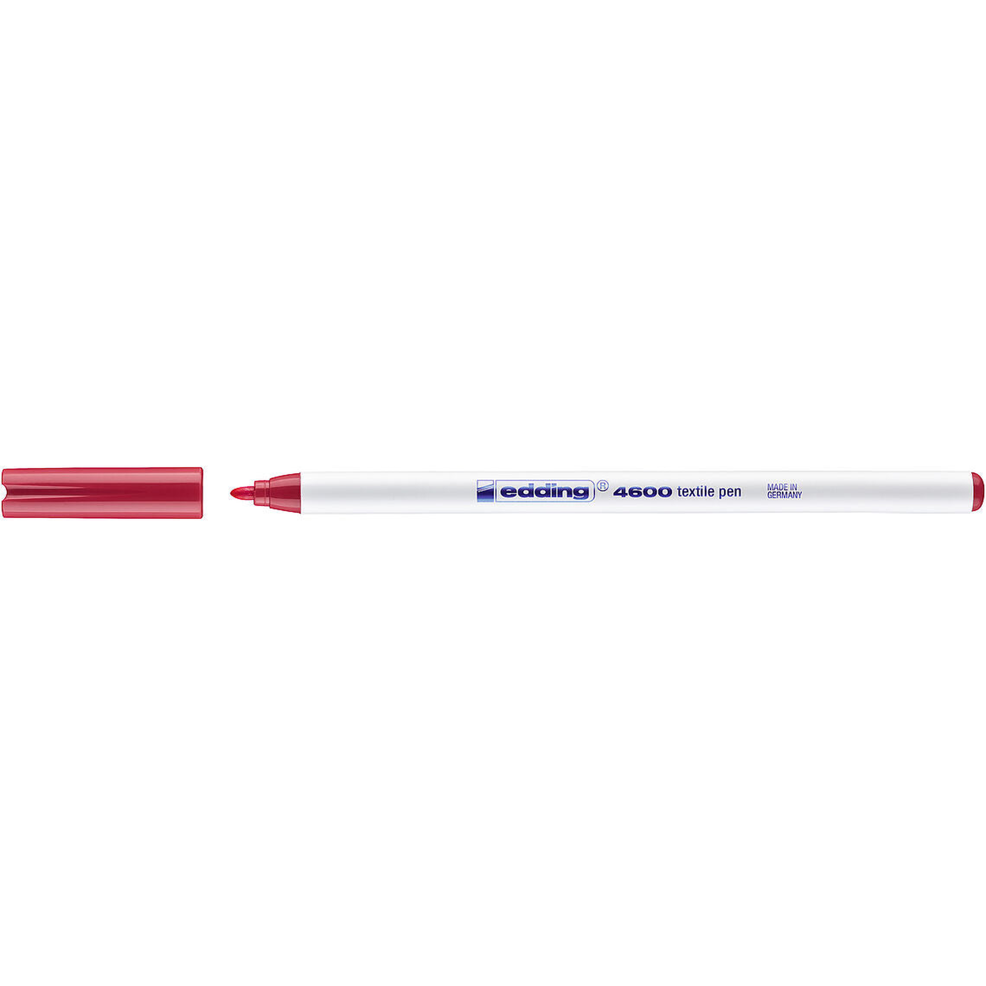 e-4600 Textile Pen Carmine Red