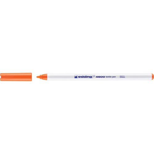 e-4600 Textile Pen Neon Orange