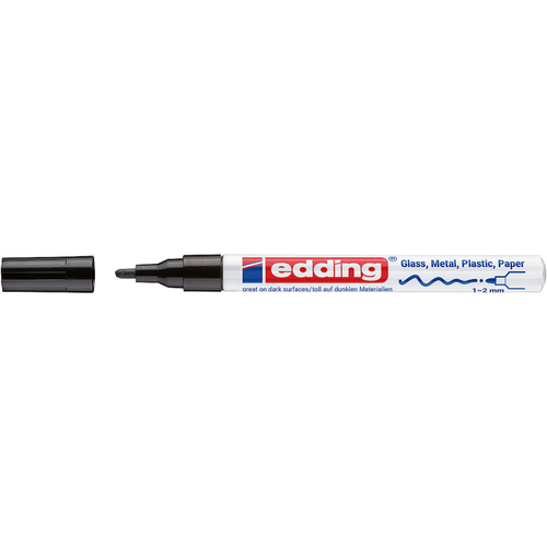 e-751 Gloss Paint Marker Black