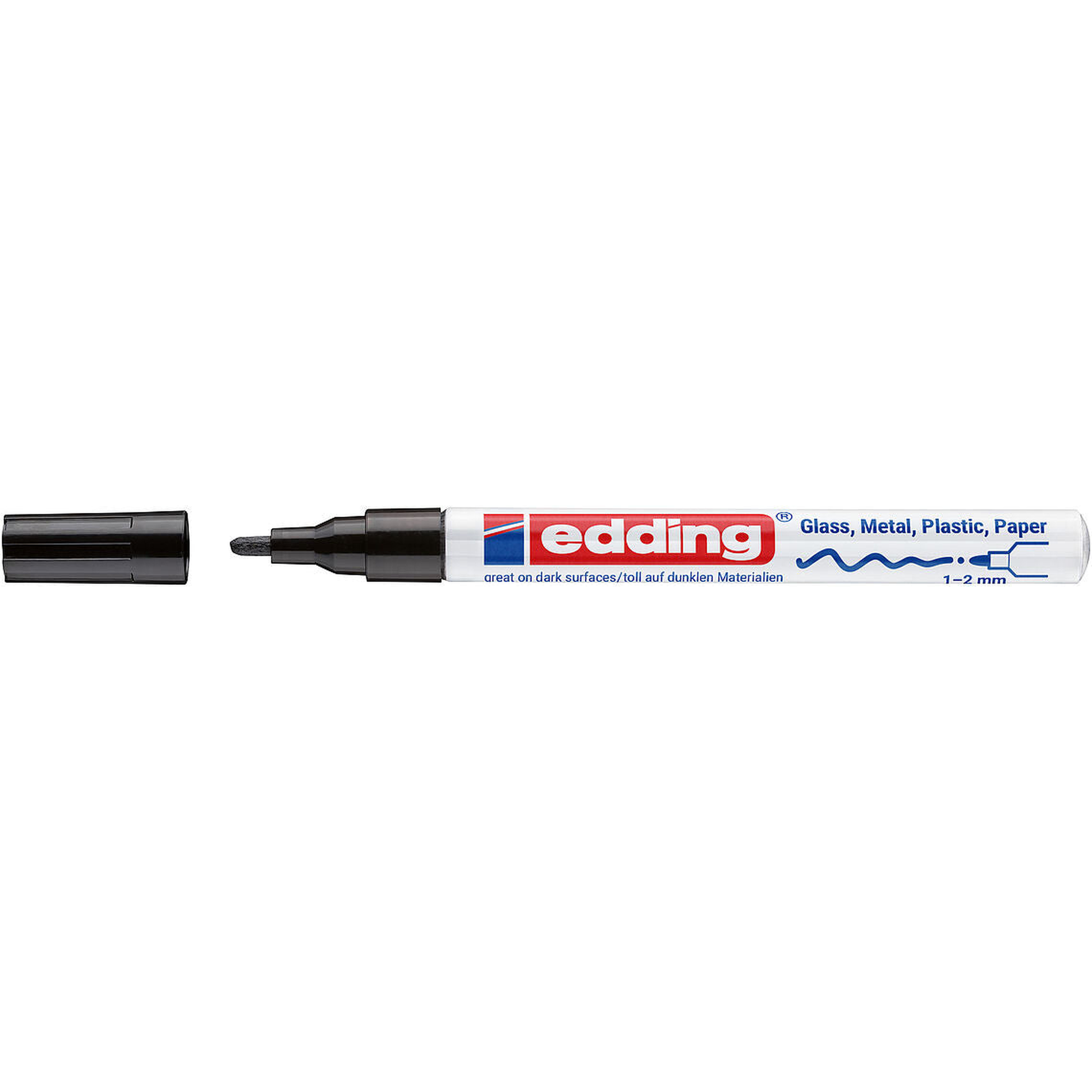 e-751 Gloss Paint Marker Black