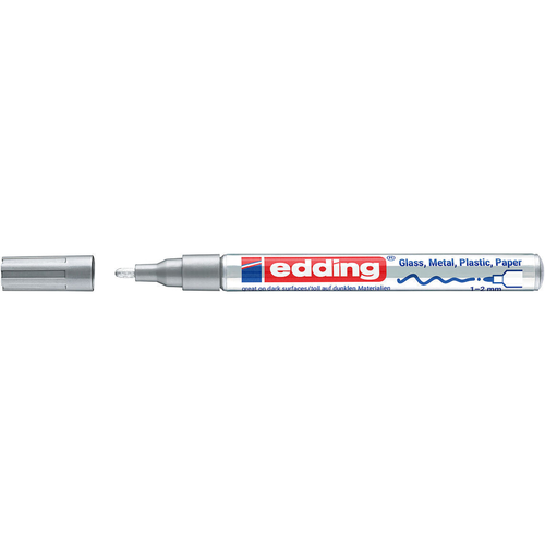 e-751 Gloss Paint Marker Silver