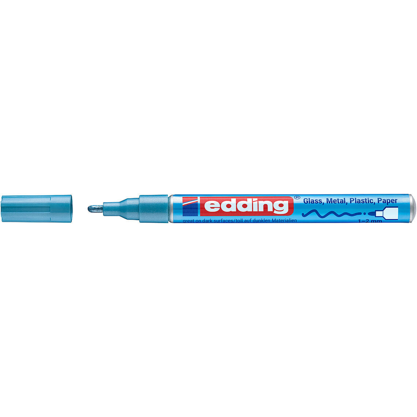 e-751 Gloss Paint Marker Metallic Light Blue