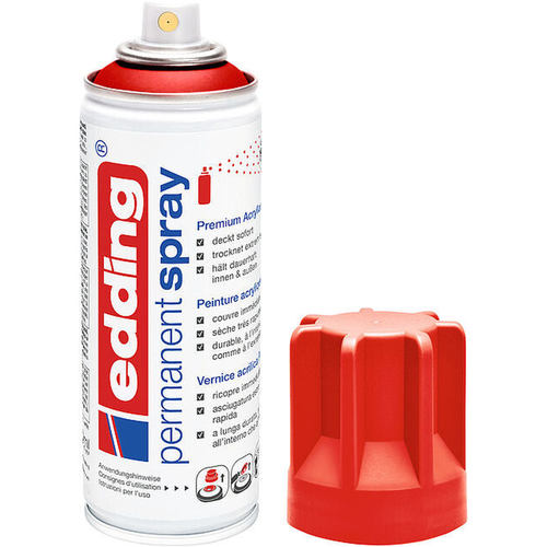 e-5200 Permanent Spray Traffic Red Matt RAL3020