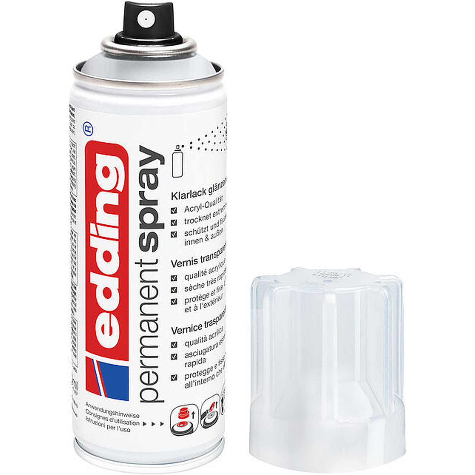 e-5200 Permanent Spray Clear Lacquer Glossy