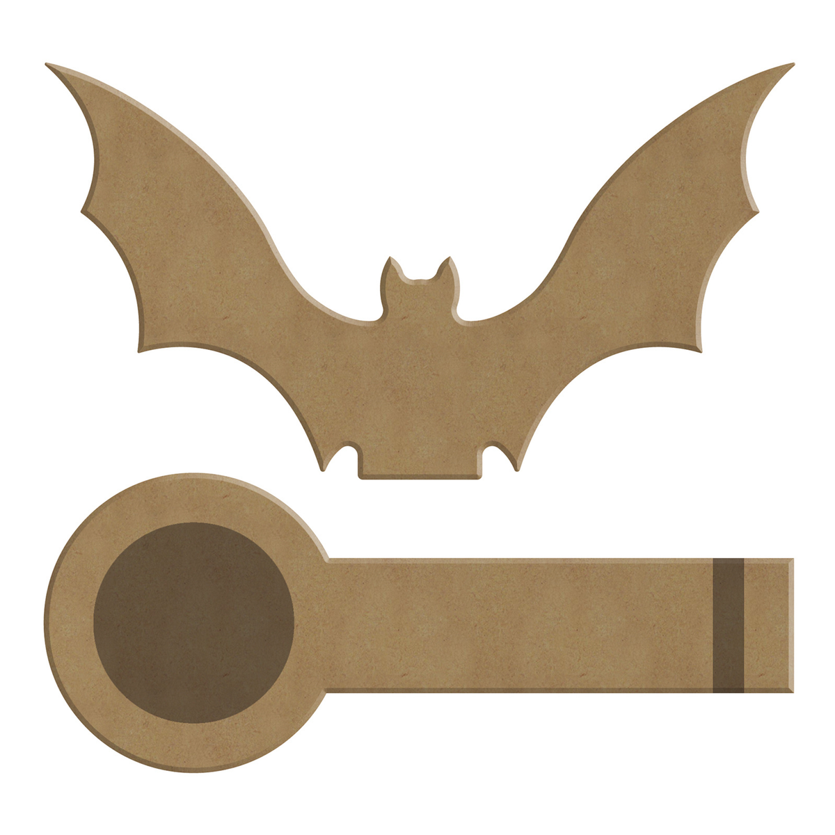 Inverted Bat Candle