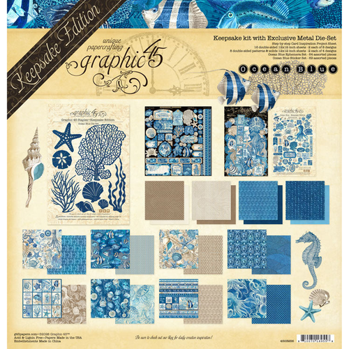 Ocean Blue Keepsake Kit with Exclusive Metal Die-Set