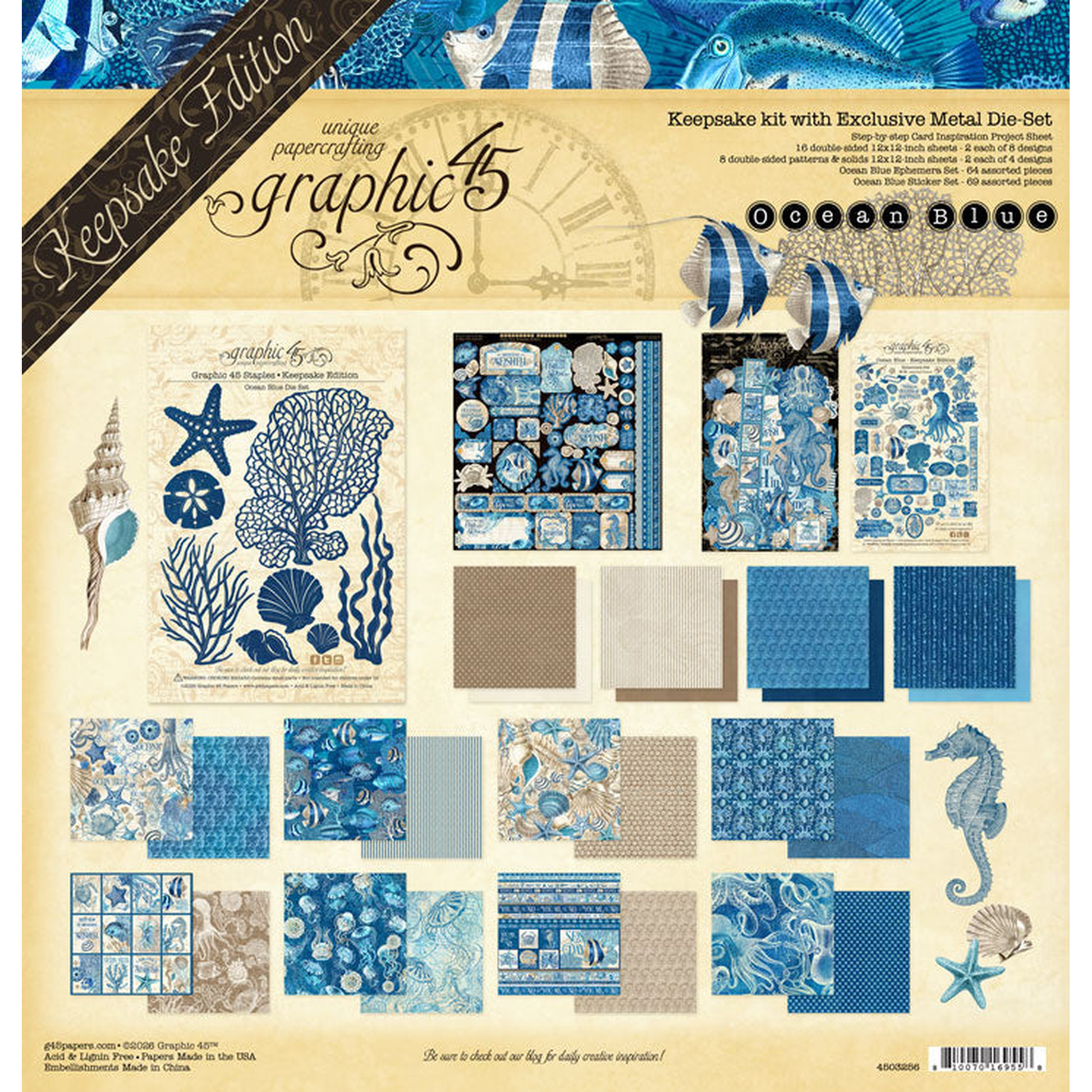 Ocean Blue Keepsake Kit with Exclusive Metal Die-Set