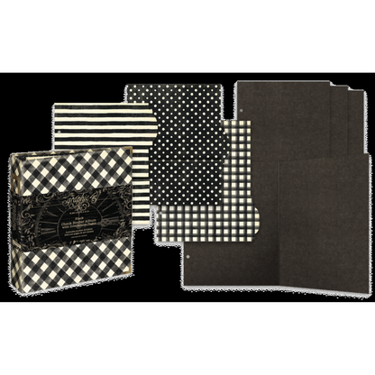 Check Binder Album with Interactive Pages Black