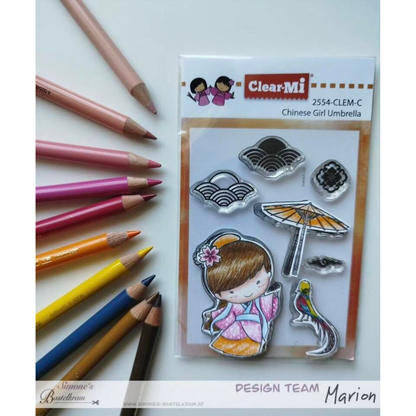 Chinese Girl Umbrella