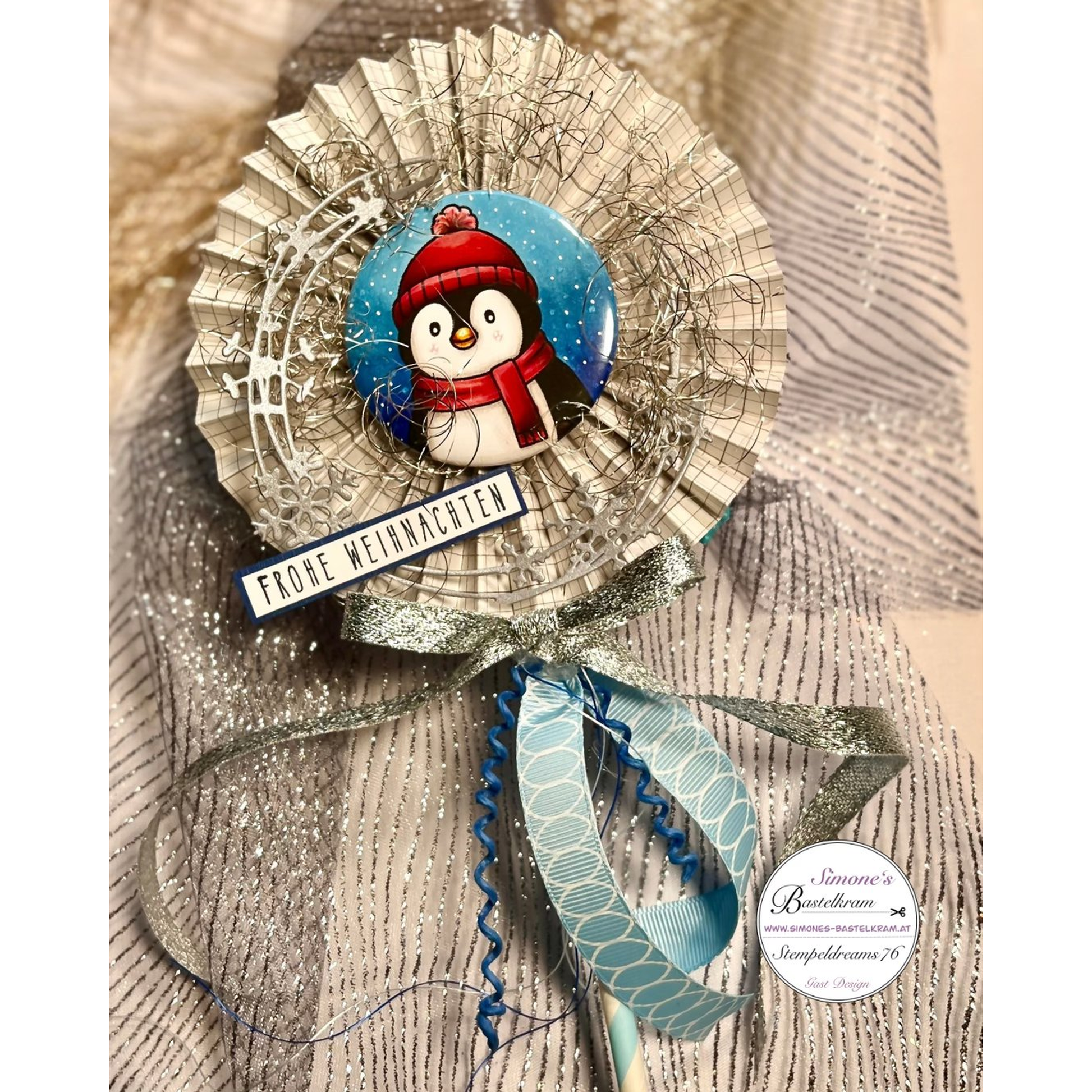 Digistamp Pinguin Porträt