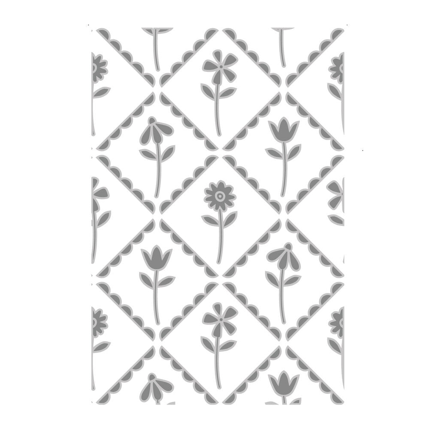 Scallop Framed Florals