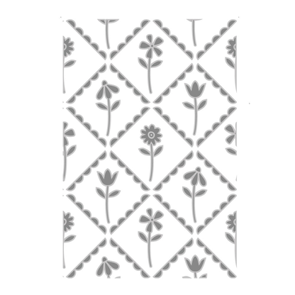 Scallop Framed Florals