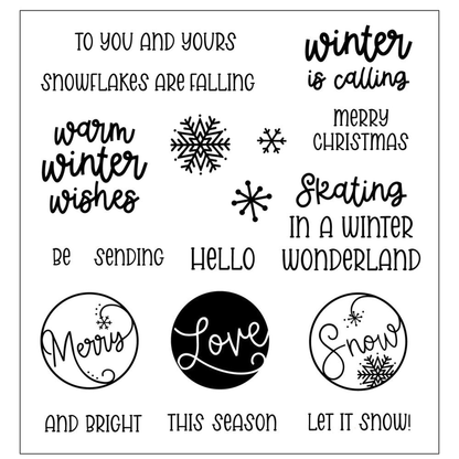 Warm Winter Wishes Sentiments