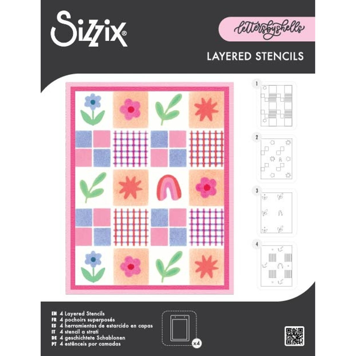 Flowers & Stripe Pattern