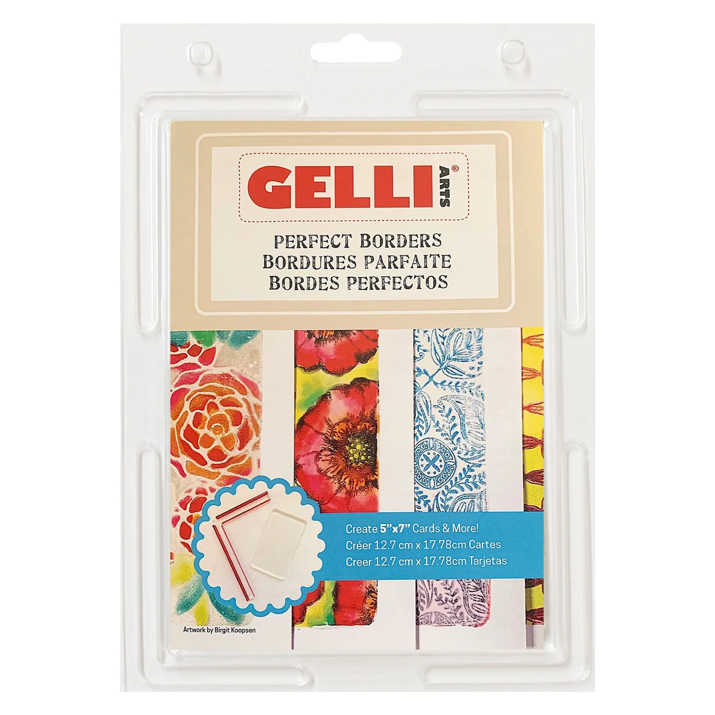 Perfect Borders Combo 4x6 Inch Plate + Mini Tool for 5x7 Inch Cards