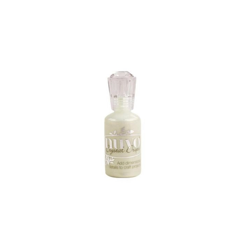 Crystal Drops Ivory Seashell