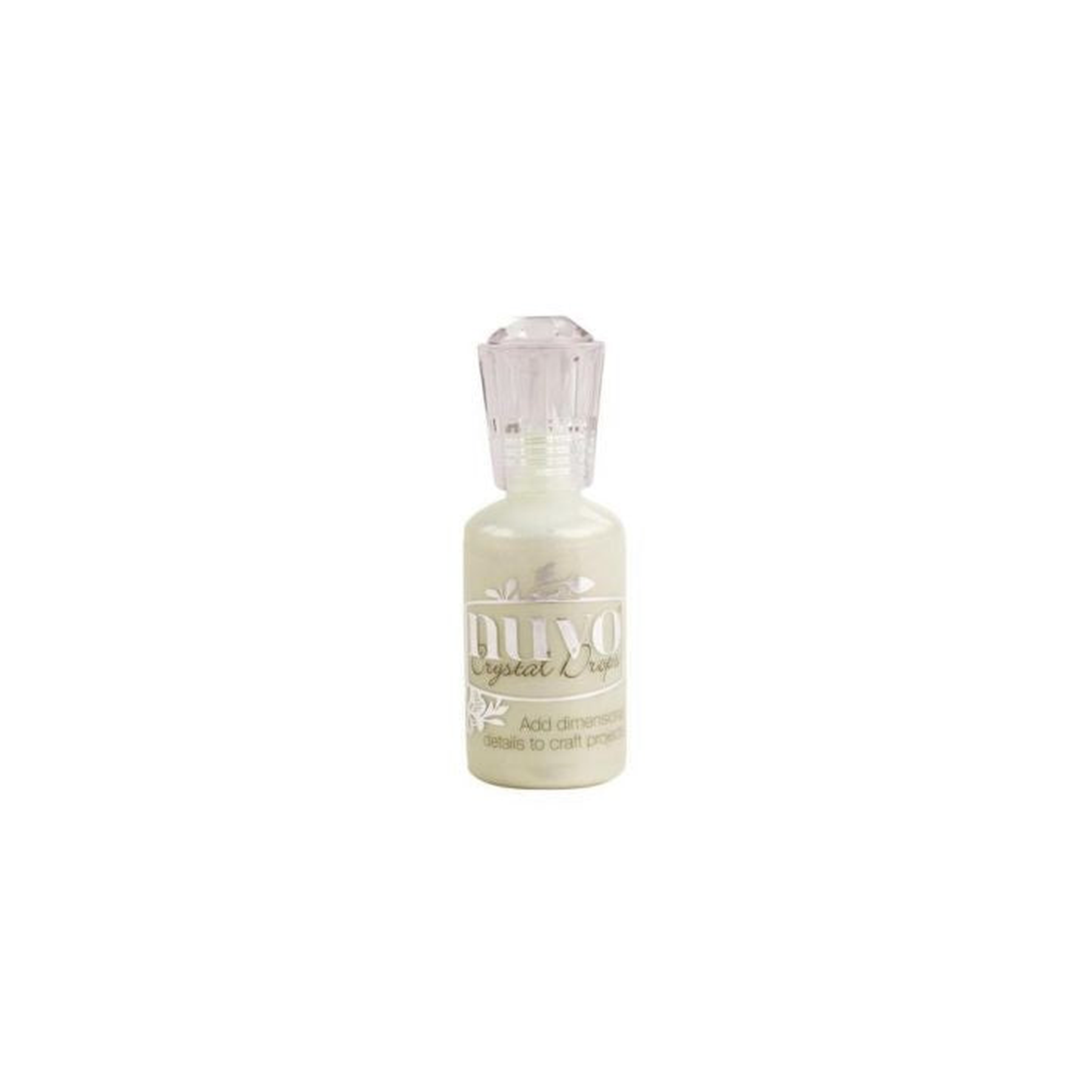 Crystal Drops Ivory Seashell