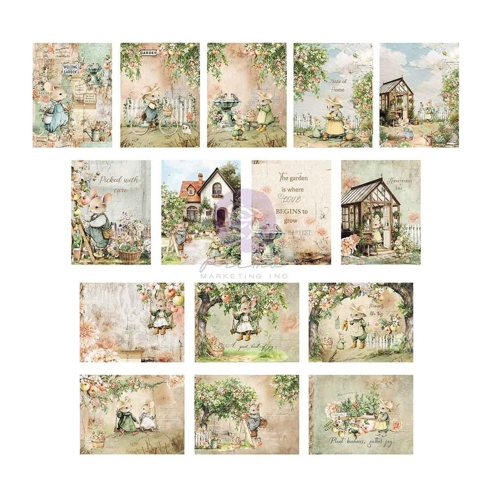 Homegrown 3x4 Inch Journaling Cards