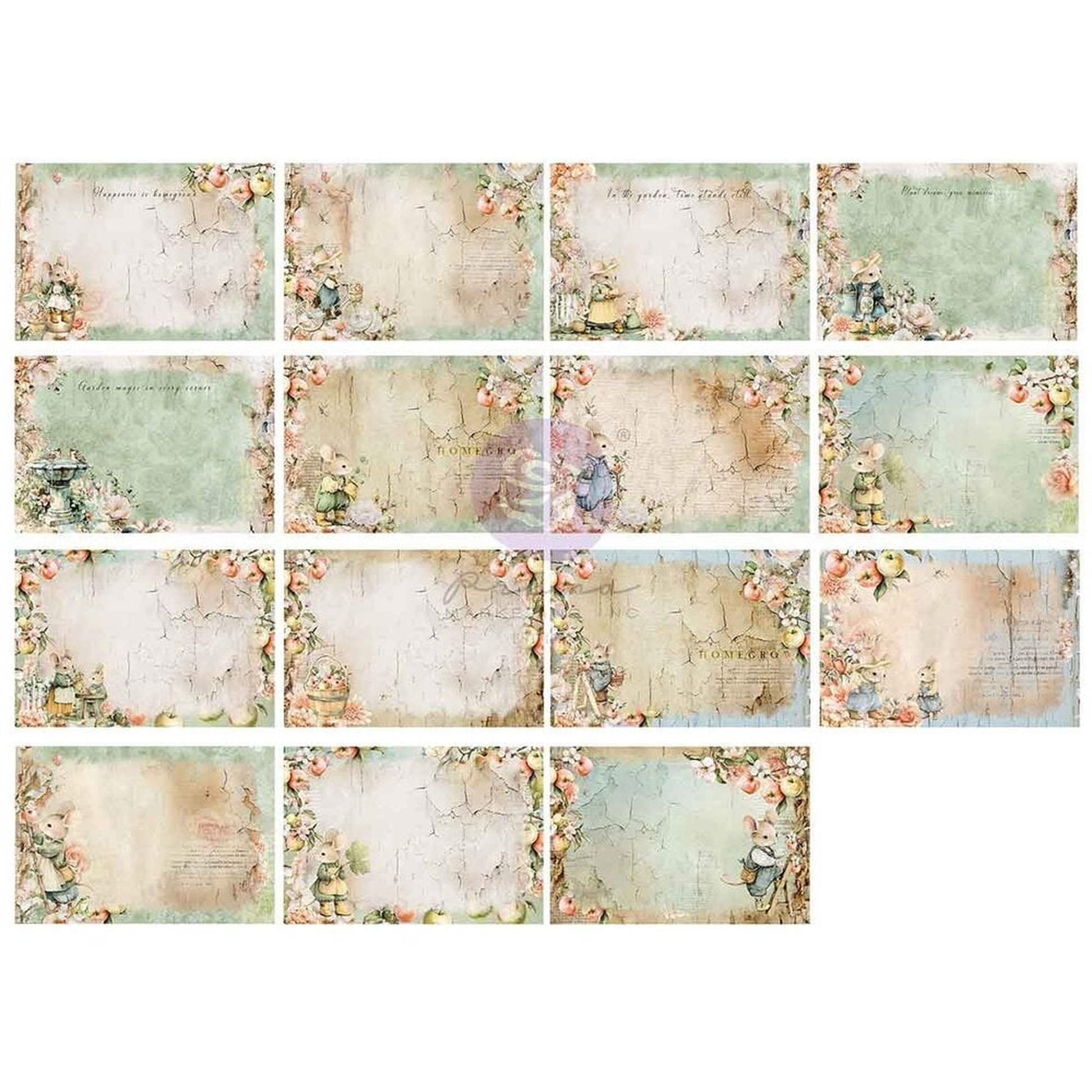Homegrown 4x6 Inch Journaling Cards
