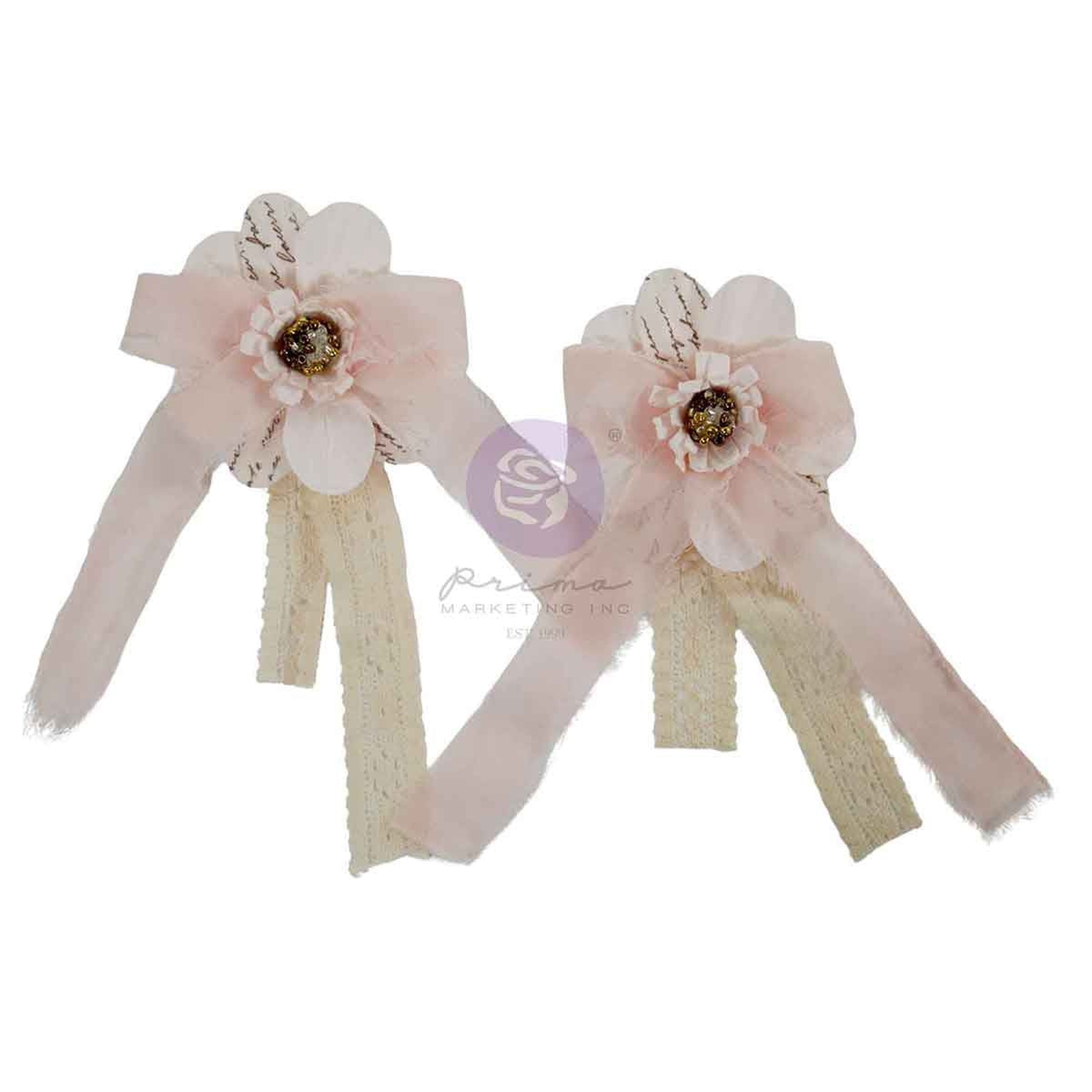 Buttons & Keepsakes Flowers Elegant Fleurs