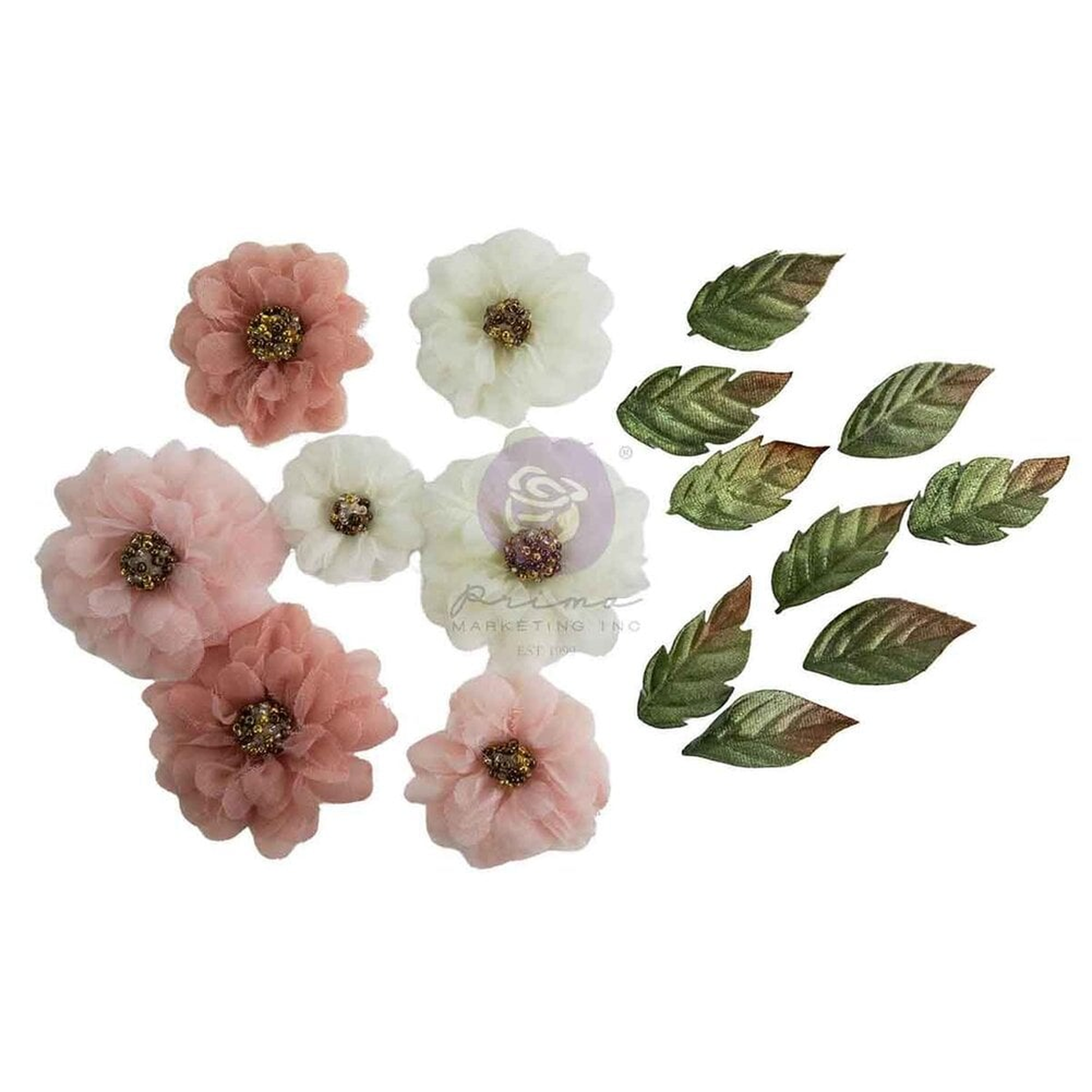Buttons & Keepsakes Flowers Sheer Beauties