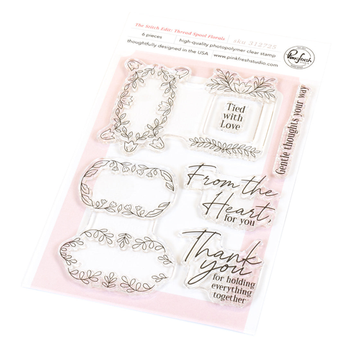 Homespun with Heart - The Stitch Edit Thread Spool Florals