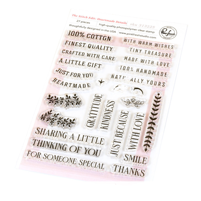 Homespun with Heart - The Stitch Edit Heartmade Details