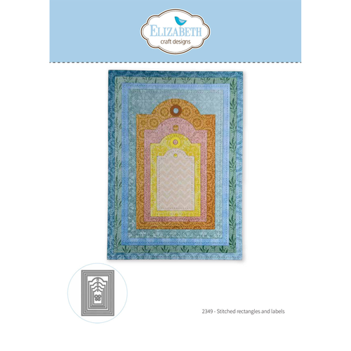 Beautiful Blooms - Stitched Rectangles and Labels