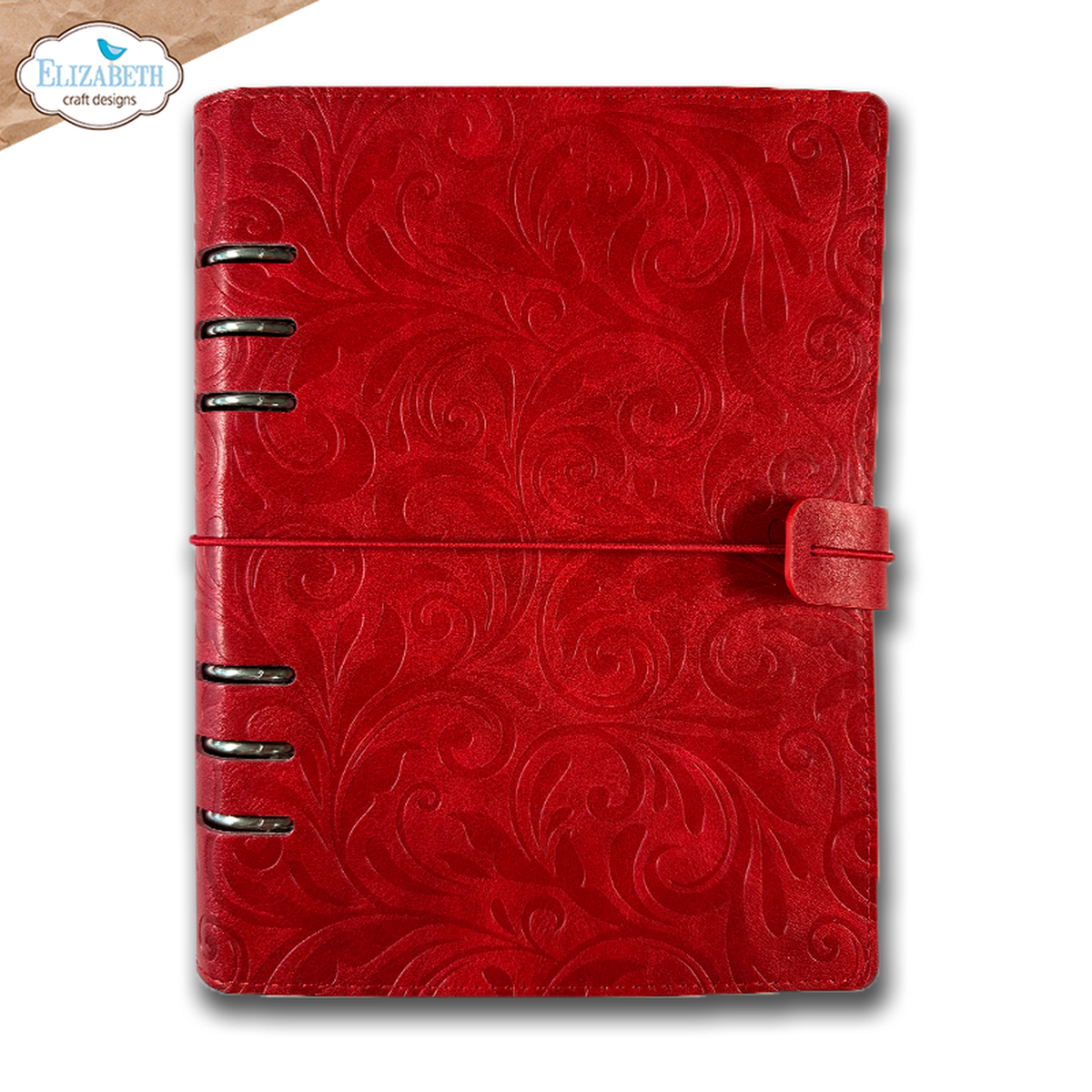 Comfy Cozy Memory Binder Festive Red Embossed