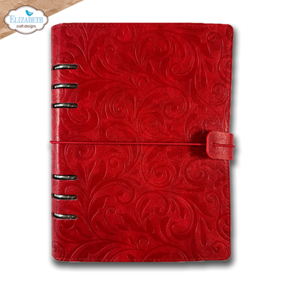 Comfy Cozy Memory Binder Festive Red Embossed