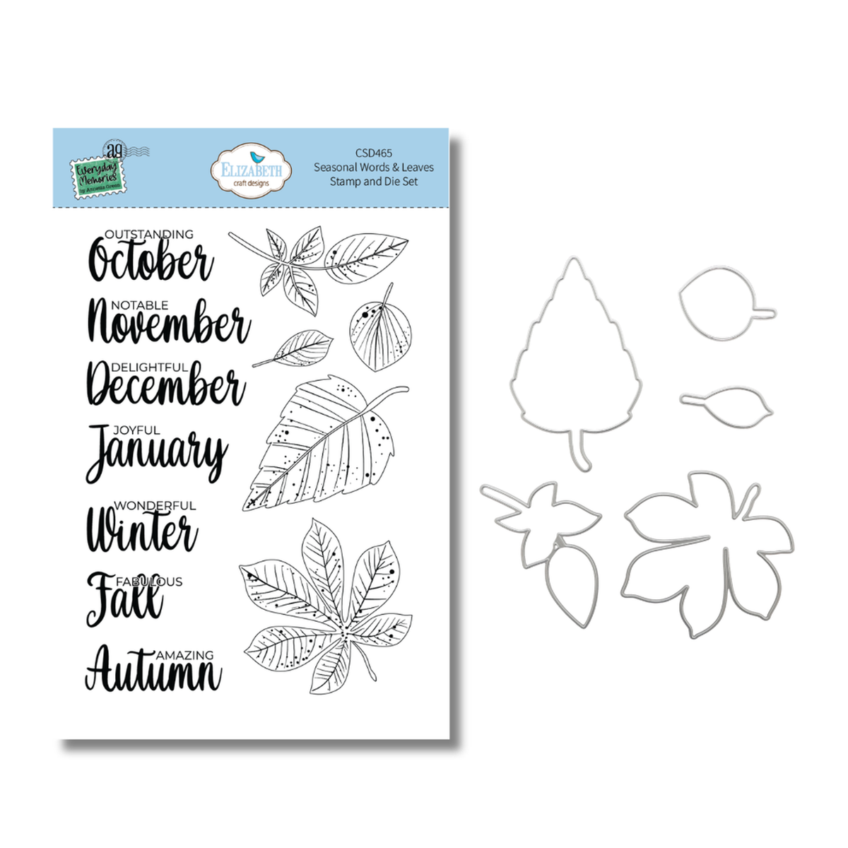 Comfy Cozy - Seasonal Words &amp; Leaves