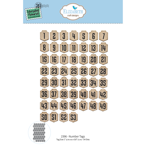 Comfy Cozy - Number Tags