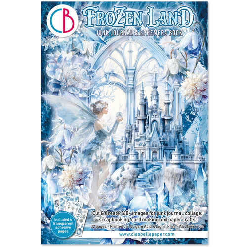 Frozen Land Junk Journal Ephemera Book