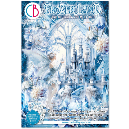 Frozen Land Junk Journal Ephemera Book