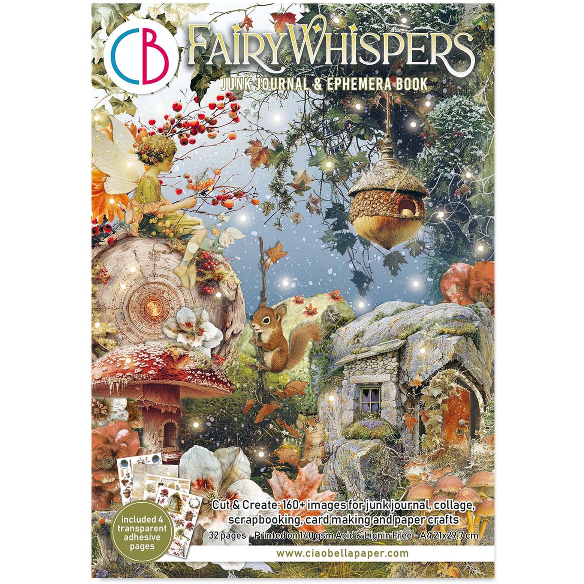 Fairy Whispers Junk Journal Ephemera Book