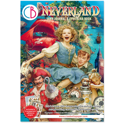 Neverland  Junk Journal Ephemera Book
