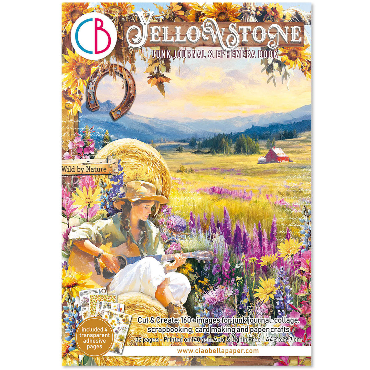 Yellowstone Junk Journal Ephemera Book