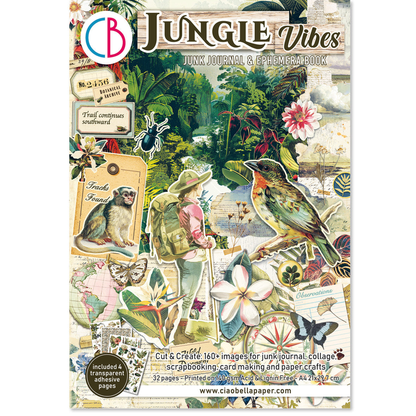 Jungle Vibes Junk Journal Ephemera Book