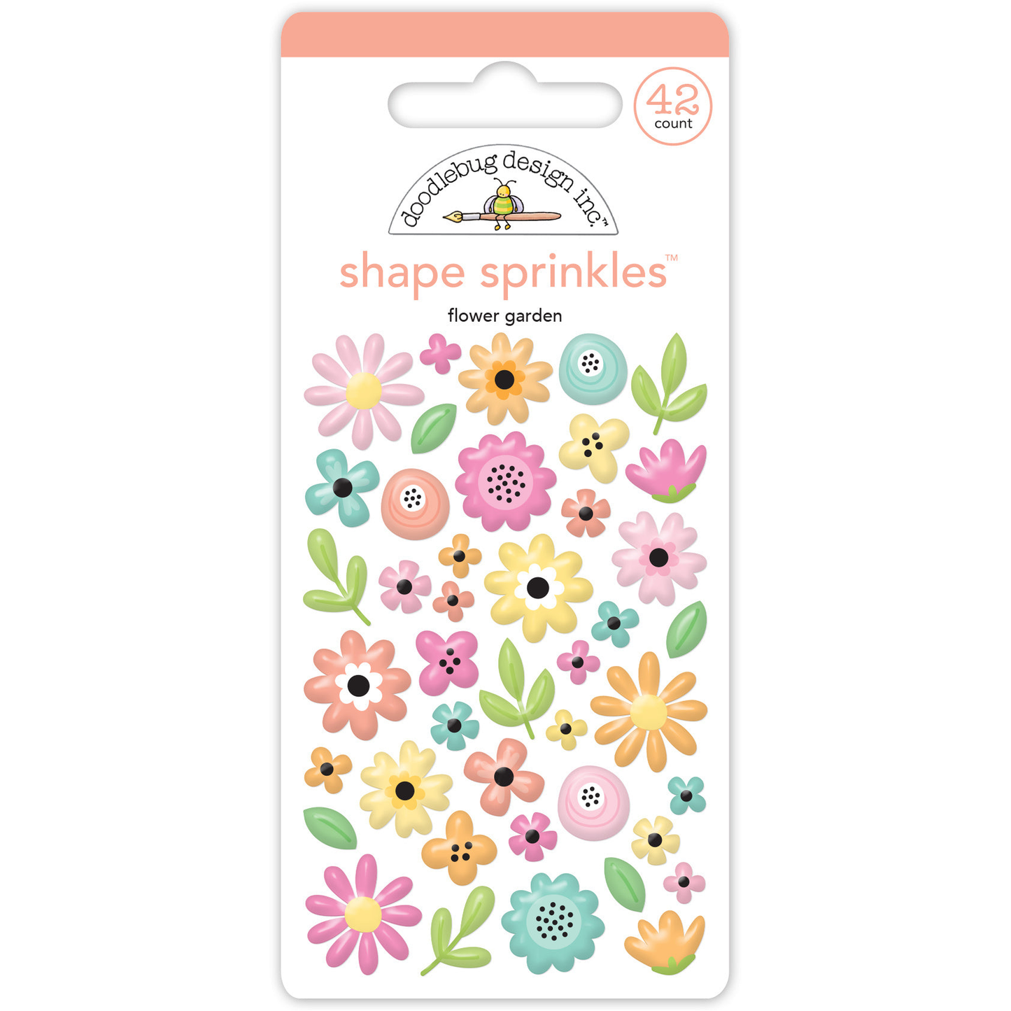 Butterfly Kisses Flower Garden Shape Sprinkles