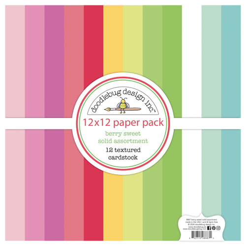 Berry Sweet Textured Cardstock Assortment Pack
