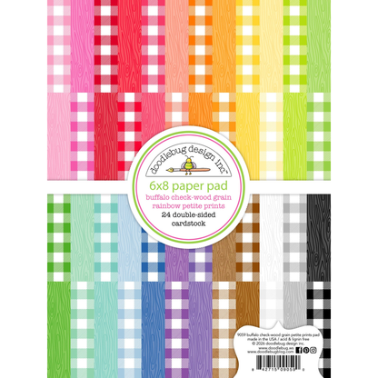 Buffalo Check-Wood Grain Rainbow