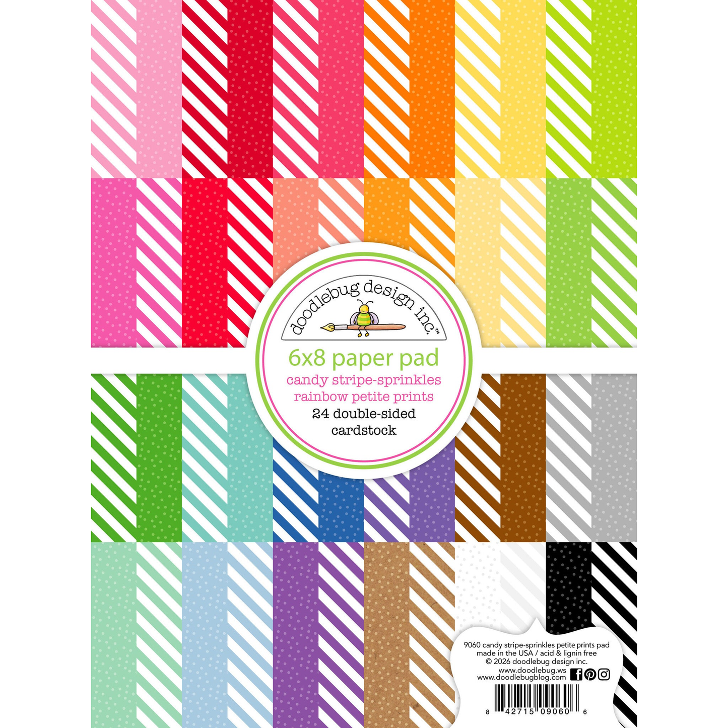 Candy Stripe-Sprinkles Rainbow