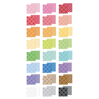 Plaid-Polka Dot Rainbow
