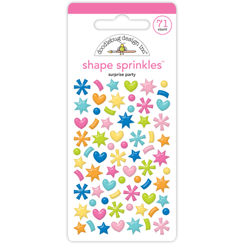 Cupcakes & Candles Shape Sprinkles Surprise Party