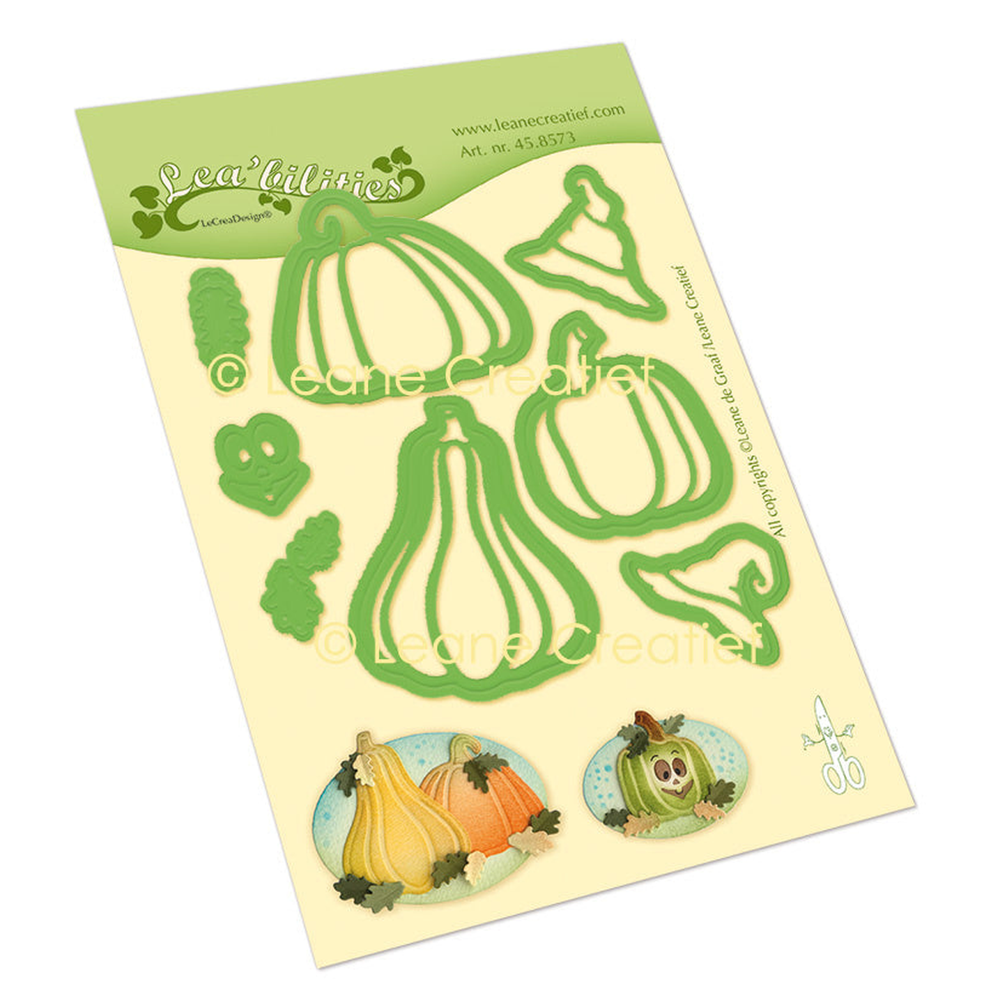 Lea’Bilitie Autumn Pumpkins Cut And Emboss Dies