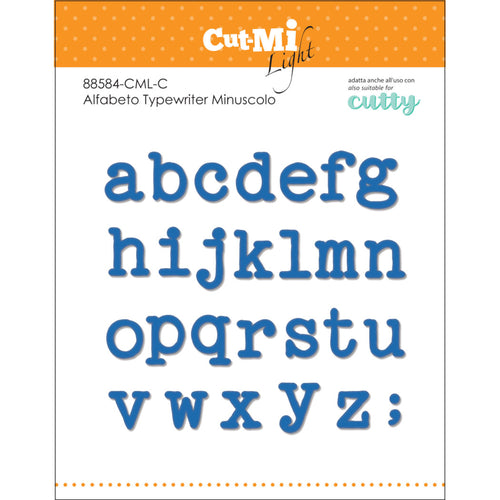 Alfabeto Typewriter Minuscolo