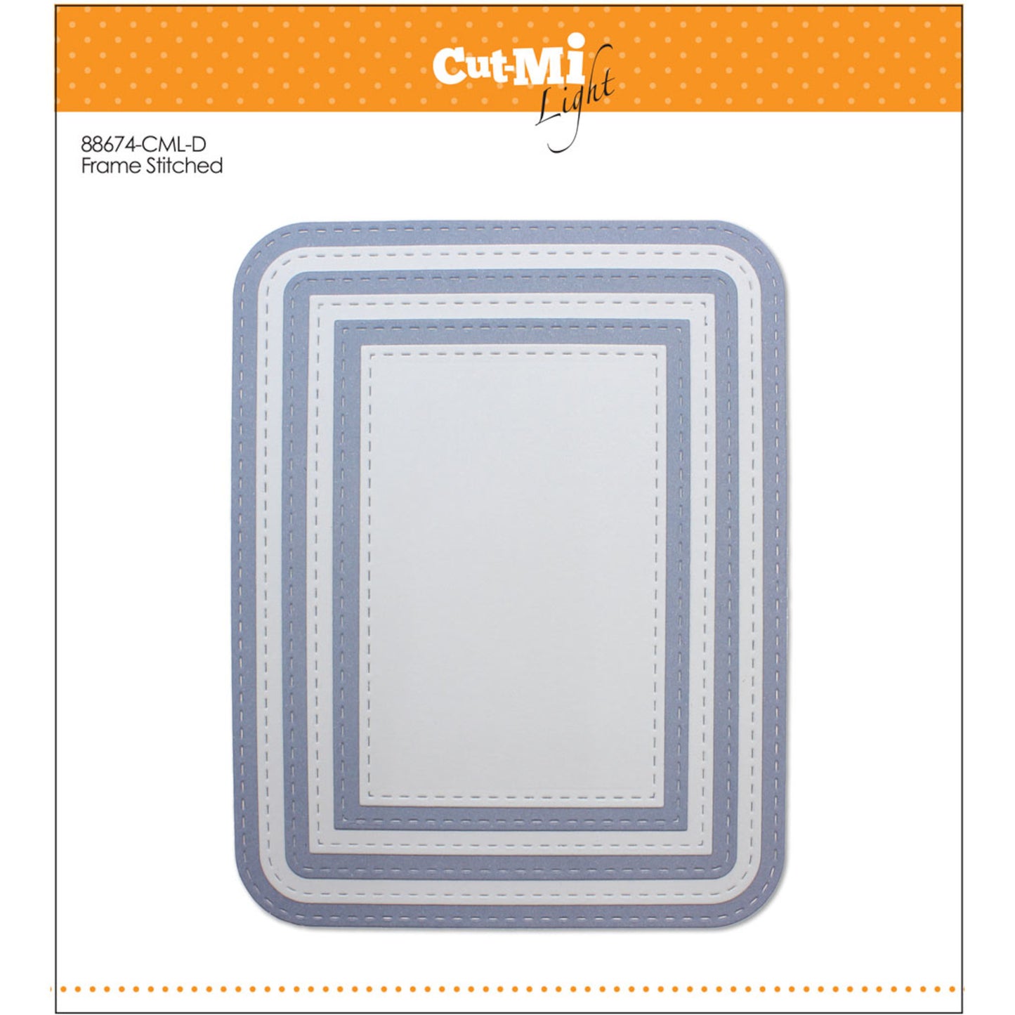 Frame stitched