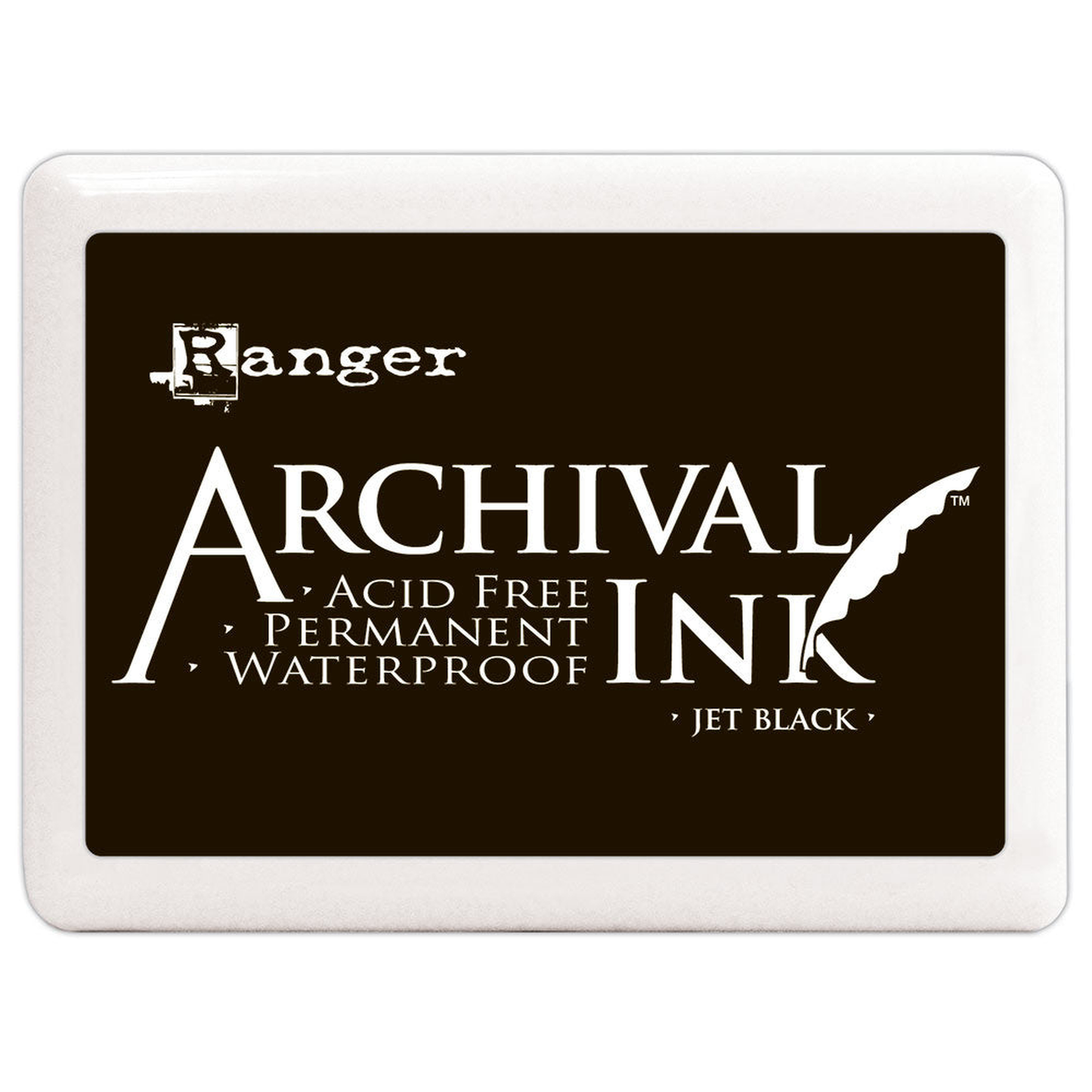 Ranger Archival Ink Jumbo Pad Jet Black