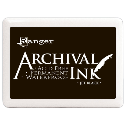 Ranger Archival Ink Jumbo Pad Jet Black